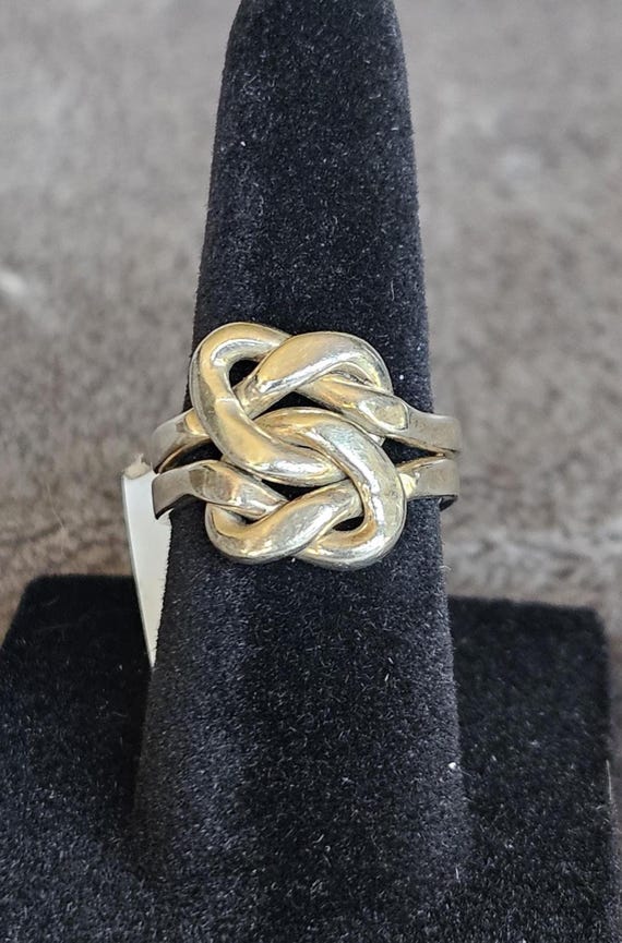 Size 6 Sterling Silver Rings-Various Designs - image 11