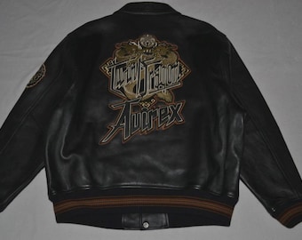 Vintage PX AVIREX Sukajan Jacket Embroidery Dragons & Eagles Size