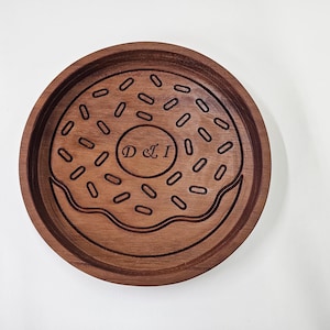 Wunderliche Donut Trinket Tablett