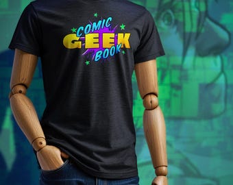 Camiseta gráfica de cómics geek / Camiseta urbana geek atrevida / Camiseta de cómic pop art / BOOPMode