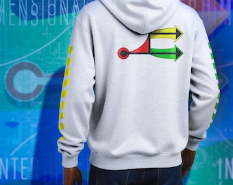 Sudadera con capucha Viajero Interdimensional 01 / Sudadera gráfica IV / Moda de cómics / BOOPMode