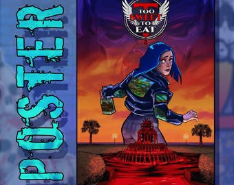 Too Sweet to Eat, número 01, portada, póster de terror de 11 x 17 / Impresión artística de cómic independiente / BOOPMode