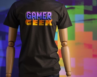 Camiseta gráfica Gamer GEEK / Camiseta con cómic de videojuegos / Camiseta urbana geek / BOOPMode