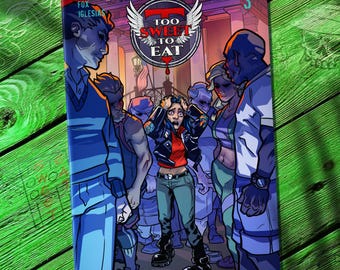 Cómic Too Sweet to Eat, número 03 / Comedia de terror independiente / Primera edición impresa / BOOPMode