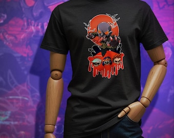 Camiseta gráfica TSTE Chibi Monster / Camiseta de arte de cómic de terror indie / Camiseta urbana de arte pop / BOOPMode