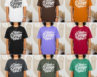 Comfort Colors 1717 Mockup Bundle: 50 Colors, Men's T-Shirt (Digital Download)