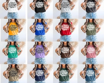 30+ Colors Bella Canvas 3001 Mockups, TShirt Mockup Bundle, 3001 Bella Canvas Bundle, POD Mockup, Best Print on Demand T-Shirt Mockup Bundle