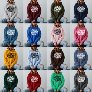30+ Gildan 18500 Hoodie Mockup Bundle, Flat Lay Gildan 18500 Sweatshirt Mockup Set, Premium Hooded Sweatshirt Mockups