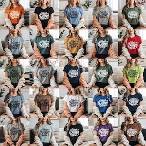 50+ Colors Bella Canvas 3001 Mockups, TShirt Mockup Bundle, 3001 Bella Canvas Bundle, POD Mockup, Best Print on Demand T-Shirt Mockup Bundle