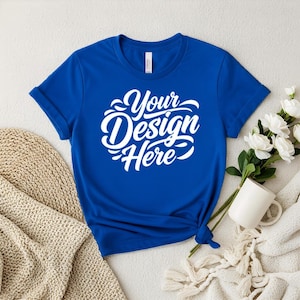 50+ Bella Canvas 3001 Tshirt Flat Lay Mockup Bundle | BC 3001 T-Shirt Flatlay Mock-up Bundle | Real Product | Minimal Simple Background image 14