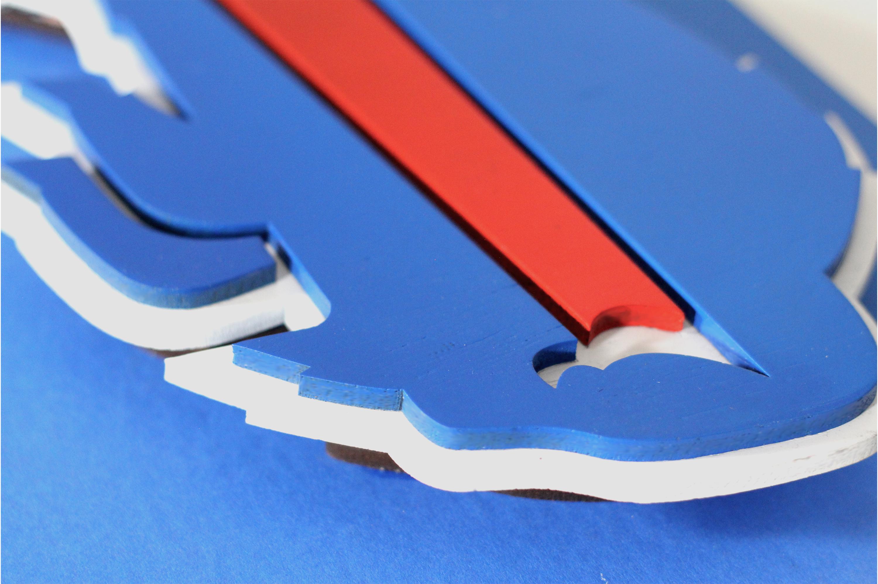 Buffalo Bills LED 3D Laser Cut Shadow Box - Etsy