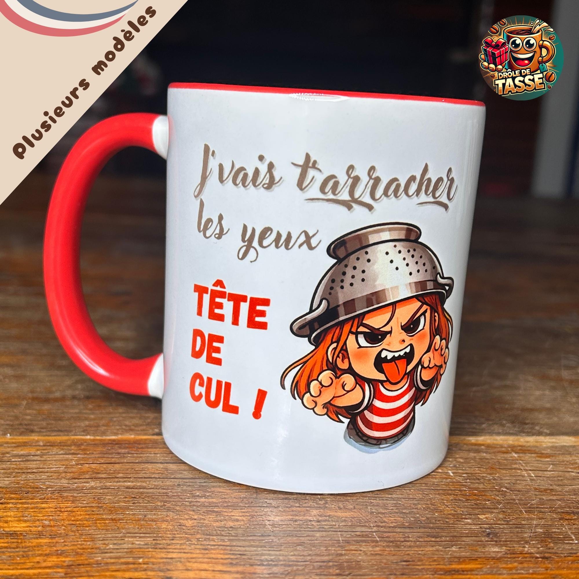 Mug Céramique Imprimé Citation Humour J'men Fou Cette Année J'machete Un Panda Ref 2321
