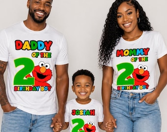 Dopasowane koszulki urodzinowe dla całej rodziny/Mama i Tata solenizanta/Zestaw spersonalizowany