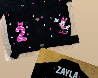 Chaqueta vaquera personalizada de Minnie Mouse