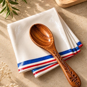 Poggiacucchiaio in ceramica fatto a mano - Portautensili in ceramica, decorazione per la cucina