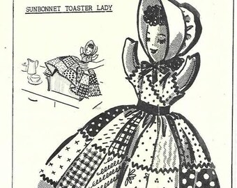 1950s - 1960s Toaster Cover Sunbonnet Toast Lady MOP 2102 UNCUT FF Vintage Kitchen Sewing Pattern