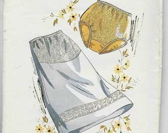 1970s Maternity Panties and Half Slip Kwik Sew 771 Uncut Sizes S-XL Waist 23.5 - 36.5 Women's Vintage Sewing Pattern