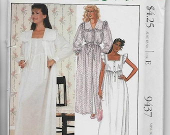 1980s HTF Laura Ashely Romantic Nightgown and Long Sleeve Robe | Etsy