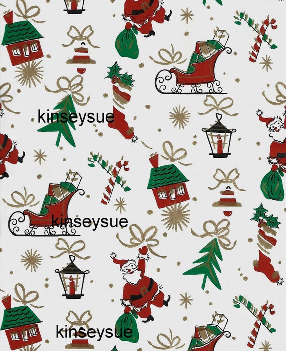 Vintage Christmas Wrapping Paper Made Easy 