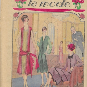 La Mode Fashion News French April 1926 Illustrations Articles