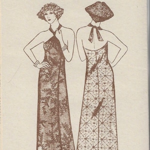 Pauloa Patterns 1009 Pareo Cover Up Uncut FF Bust 29.5 - 42 Women's Vintage Sewing Pattern