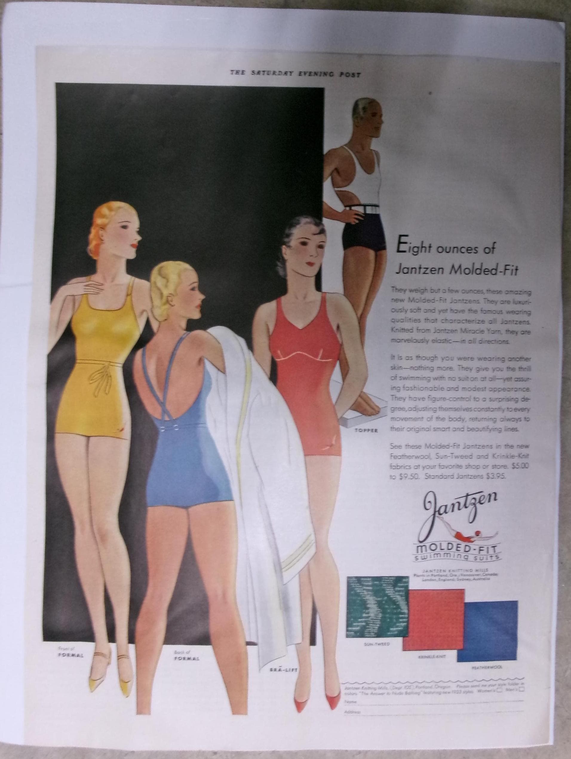 Jantzen Swimsuit - Etsy