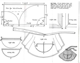 Vintage Singer Sewing Project Half Circle Aprons Vintage Sewing Pattern
