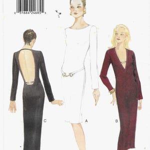 90s maxi dress pattern 90s Mccalls Sewing Pattern 5948 Womens Princess Seam Dress in 3 Lengths  Mini and Maxi Size 12 14 16 Bust 34 36 38 FF