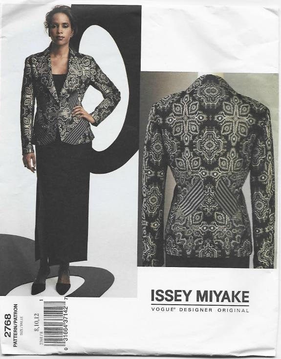 Issey Miyake Evening Jacket and Tapered Skirt Vogue 2768 Size | Etsy