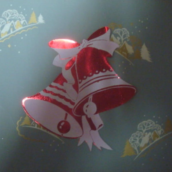 Red and Silver Wrapping Paper Etsy