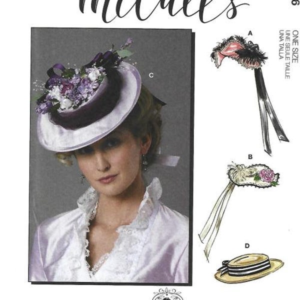 Misses' Historical Hats Four Styles McCall's 8076 Designed by Nancy Faris Thee UNCUT FF Women's Sewing Pattern