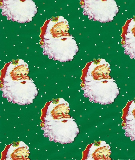 Kraft Paper Gift Wrap Christmas Wrapping Paper Santa Claus