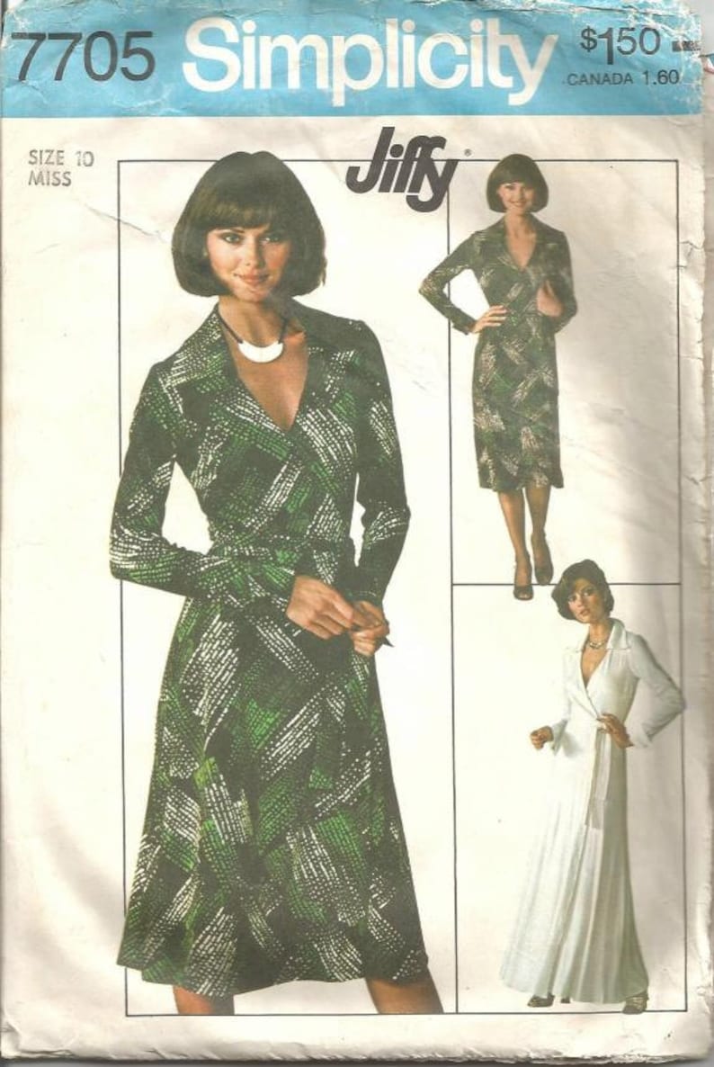 1970s wrap dress