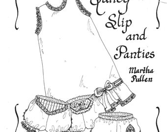 1990s Fancy Slip and Panties Fits 12 Months to 10 Years UNCUT FF Vintage Children's Sewing Pattern