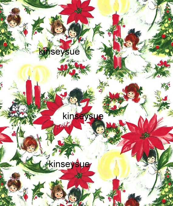 Vintage Hallmark Multi Pack Gift Erap Wrapping Paper Flowers