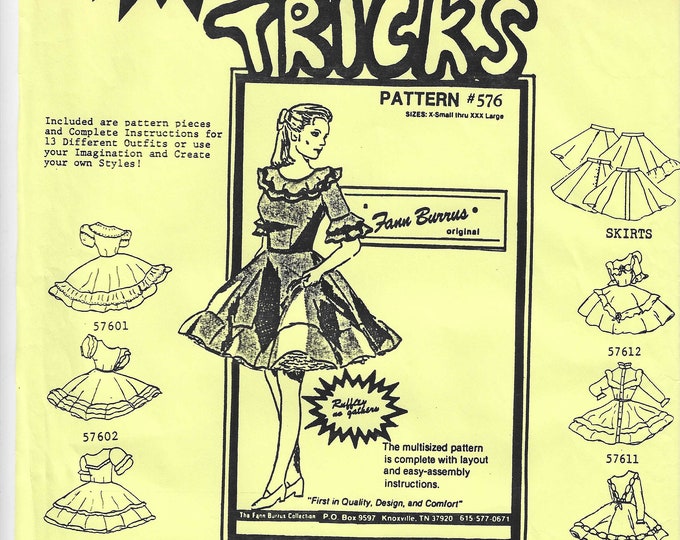 Trick Pattern Fann Burrus Square Dance Bag of Tricks Pattern #576 Plus 13 Extra ...