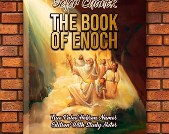 Sefer Chanok-The Book of Enoch Restoration True Name Paleo Edition With Study Notes-Softcover