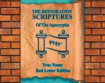 Pisma Przywrócenia Apokryfów w twardej oprawie, wydanie Red Letter True Name