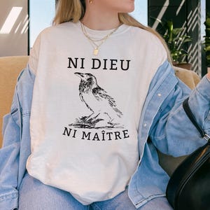 Ni Dieu Ni Maître Comfort Colors Tee: Anti-Authoritarian Anarchist Shirt