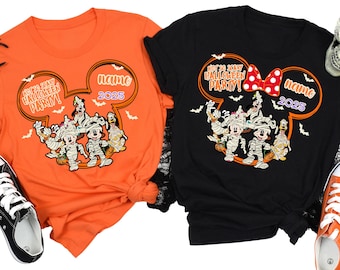 Disney Halloween 2025 Shirt, Custom Disney Halloween Matching Shirt, Disney Family Halloween Shirt, Halloween Party Shirt, Disneyland Shirt