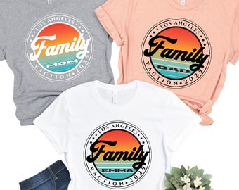Custom Family Vacation Shirt: Personalized Matching Group Tee - 2025 Trip