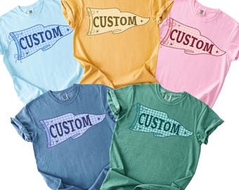 Comfort Colors Teacher Team Shirt, Back to School Tee, Grade Level Shirt, Teacher Gift, Pre-K, Kindergarten to 5th Grade