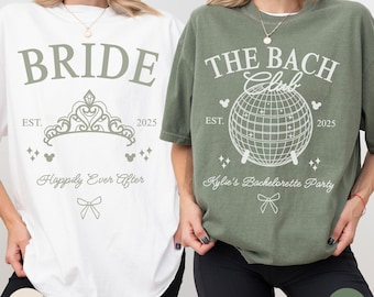 Personalized Epcot Coquette Bach Club Shirts, Disney Epcot Bachelorette Party Shirts, Disney Bride Bridemaid, Bride Squad, Bride To Be Shirt