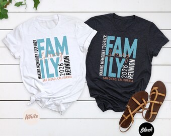 Custom Family 2026 Reunion Shirts Family Reunion T-Shirt Family Reunion Shirt Family Reunion Gifts Family Reunion Gift Matching Family Shirt