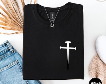 Faith Cross Shirt, Christian Apparel, Unisex Religious Tee
