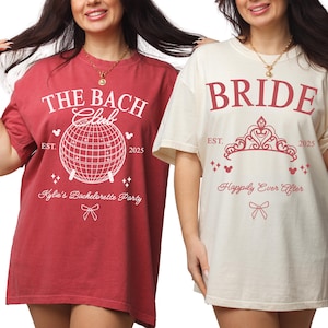 Personalized Epcot Coquette Bach Club Shirts, Disney Epcot Bachelorette Party Shirts, Disney Bride Bridemaid, Bride Squad, Bride To Be Shirt