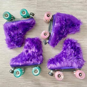 Roller Skate Covers, Skate accessories, skate covers, furry rollerskate covers, skater accessories, roller skates, roller skates accessories