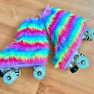 Roller Skate Covers, Skate accessories, skate covers, furry rollerskate covers, skater accessories, roller skates, roller skates accessories