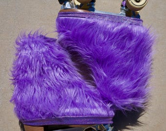 Furry Roller Skate Covers: Stylish Protective Skater Accessories