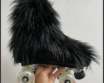 Furry Roller Skate Covers: Stylish Protective Skater Accessories